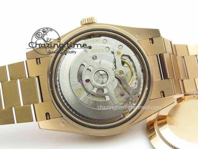 RG Edition On Best A3255 RG President Noob 228239 40mm 1:1 RG Bracelet Day-Date Dial 0409